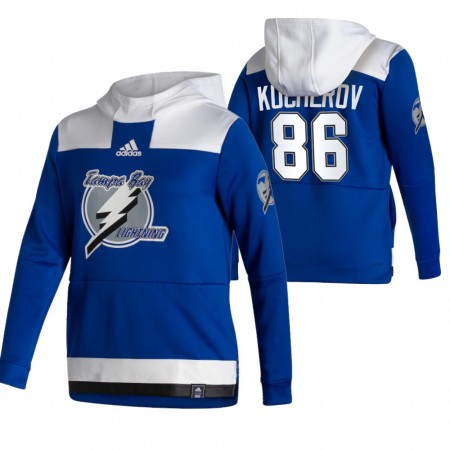 Tampa Bay Lightning Nikita Kucherov 86 2020-21 Reverse Retro Chandails à capuchon - Homme